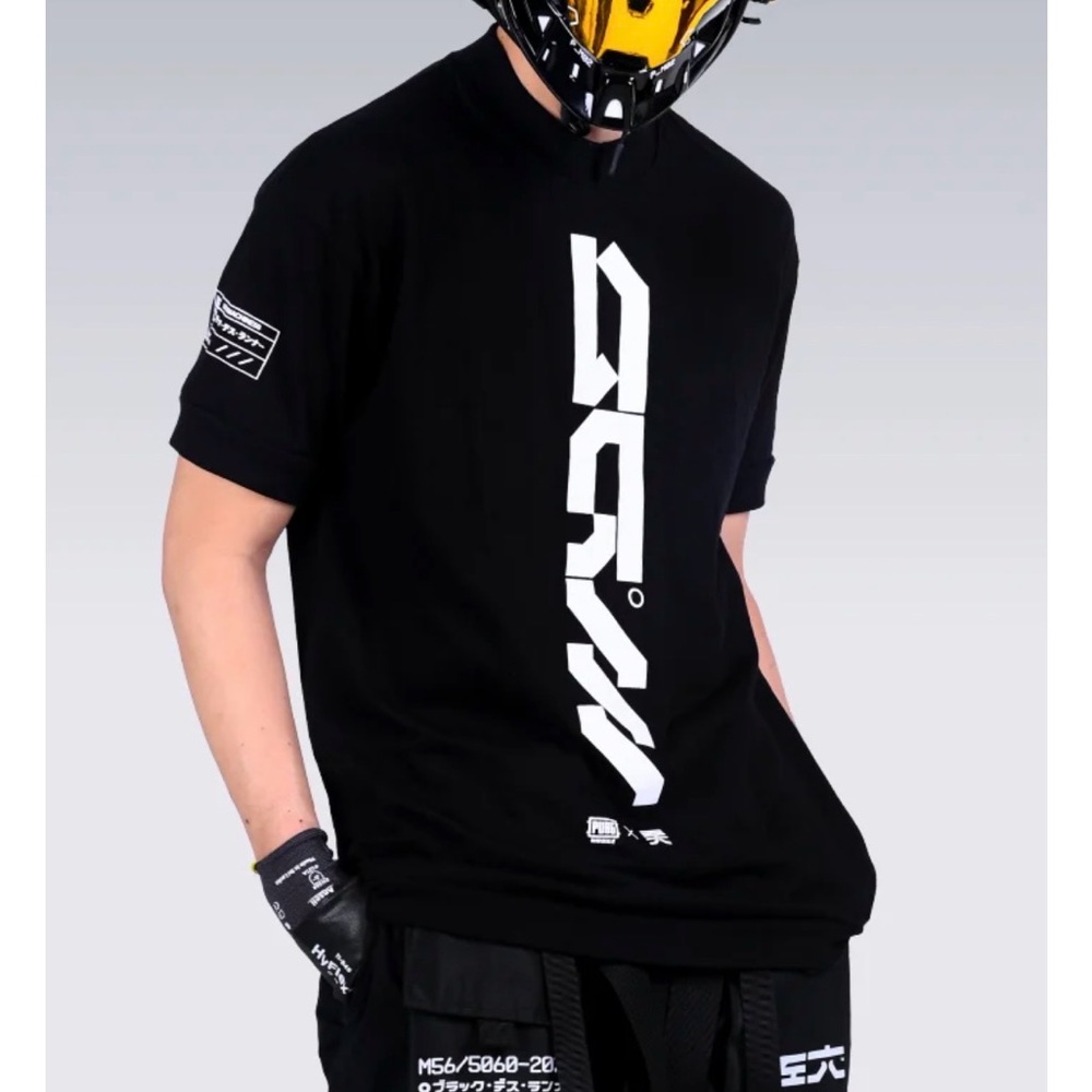 Machine56 M56 Bold Streetwear Black and White Heavyweight Graphic Tee